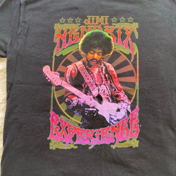 Authentic Hendrix Graphic Band T-Shirt Med Jimi Hendrix Experience Cotton Unisex - Picture 2 of 6